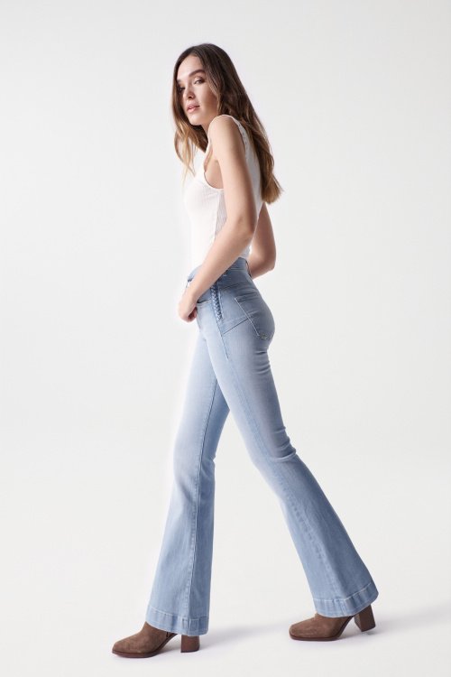 País Arado Gastos Flare jeans - Vaqueros campana | Salsa Jeans ® España