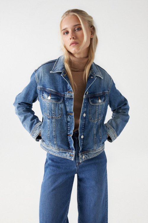 Relaxed Fit Trucker Jacket - Blue | Levi's® AD