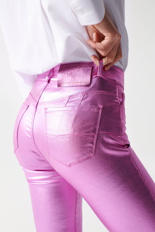 Push Up Destiny Trousers with pink coating