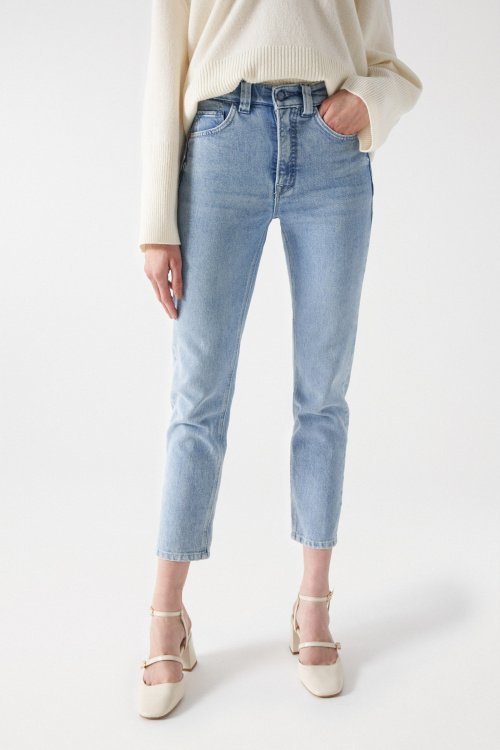 Faith Push In-Jeans, Cropped, Slim