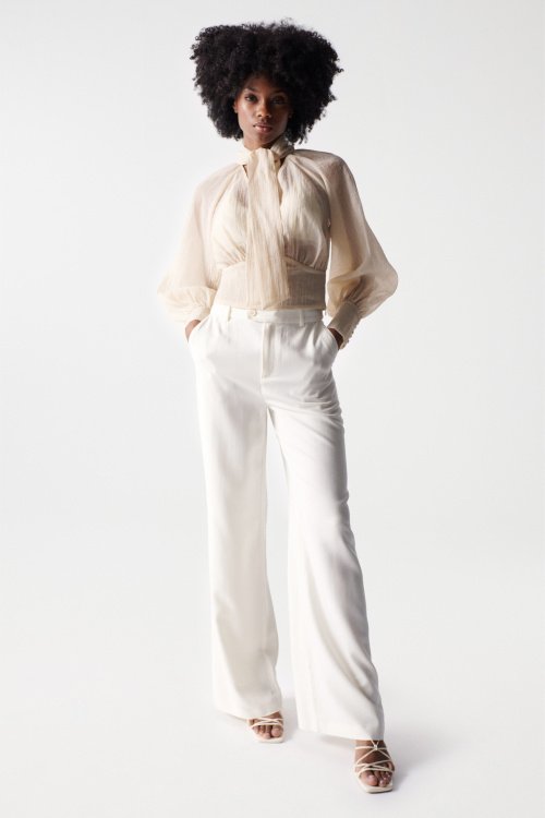 Flowing High Rise Trousers