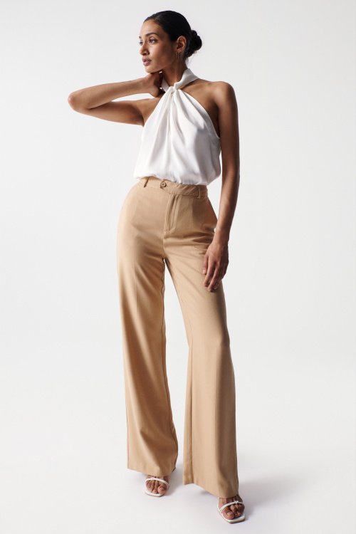 FLOWING HIGH RISE TROUSERS