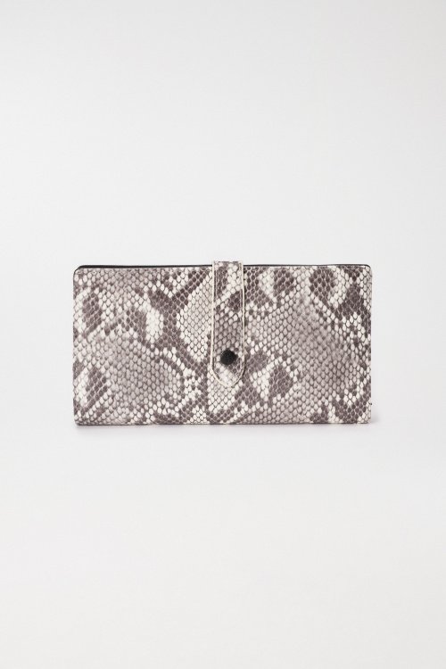 PRINTED LEATHER EFFECT PURSE