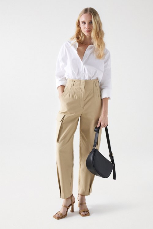Beige Formal Trousers | Intermod Workwear