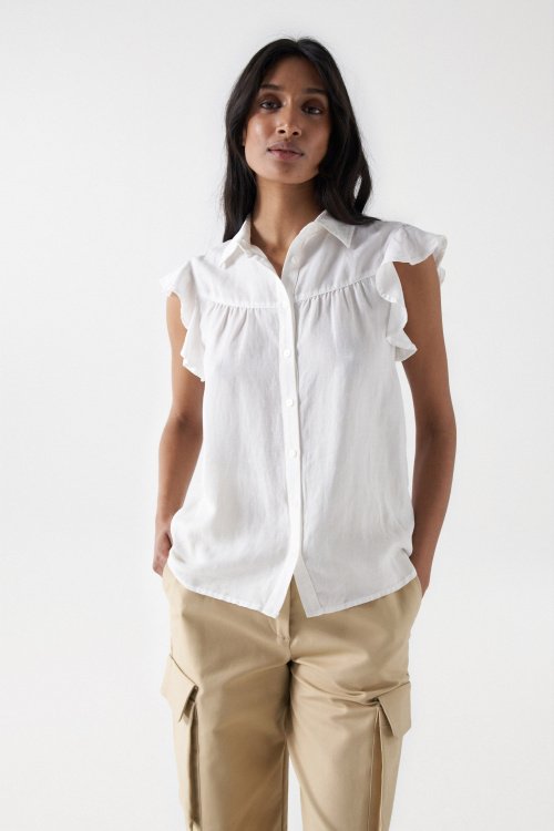 BLOUSE WITH RUFFLES