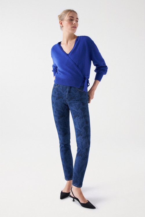 FAITH PUSH IN JEANS WITH PRINT