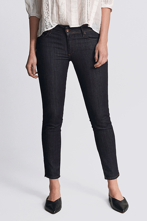 Jeans Wonder Push Up, cropped hose, in dunkler Waschung