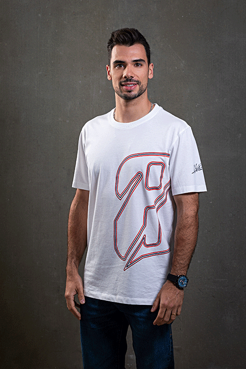 Camiseta Miguel Oliveira Salsa 88 con rayas