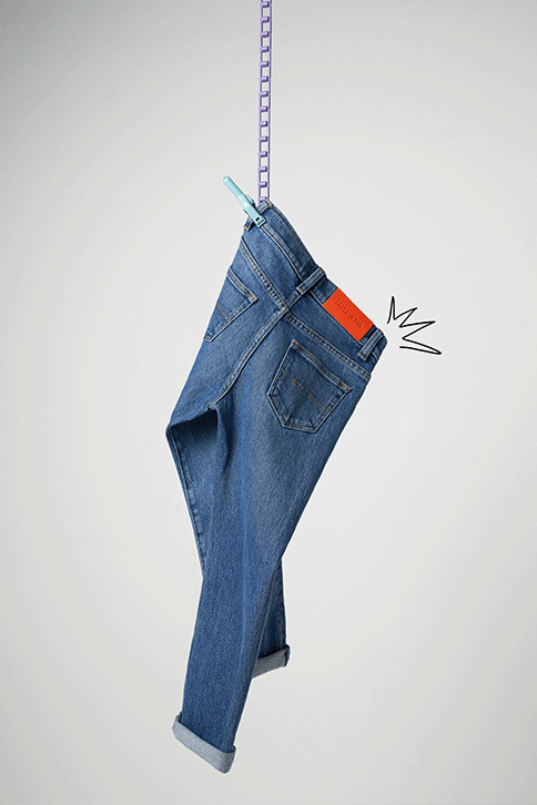 Limited edition straight jeans for boys