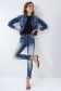 Jeans secret glamour push in cropped premium wash - Salsa