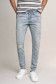 Jeans Clash skinny délavage premium avec déchirures