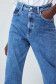 High rise wide jeans, medium colour - Salsa