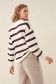 Striped sweater with buttons - Salsa