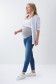 HOPE CROPPED MATERNITY JEANS IN MEDIUM RINSE - Salsa