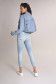 Push In Secret Glamour cropped Jeans with rips - Salsa