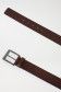 Leather belt with logo - Salsa