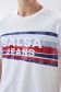 T-shirt branding com riscas - Salsa