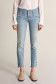 Mystery Push Up cropped jeans with details