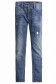 Lima tapered premiun wash jeans with wear effect - Salsa