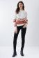 Multicolour knitted jumper with shiny detail - Salsa