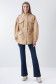 Parka with pleated detail on the sleeve - Salsa