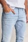 Jeans Clash skinny délavage premium clair avec déchirures - Salsa