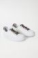 Leather trainers with animal print detail - Salsa