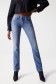 WONDER PUSH UP JEANS WITH PLAIT DETAIL ON THE POCKETS - Salsa