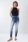 Jeans secret glamour push in cropped premium wash