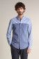 Slim fit long sleeve shirt made of cotton and denim - Salsa