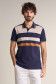 Regular fit polo with design effect on chest - Salsa