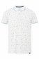 Regular fit microprint polo shirt - Salsa