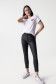 PUSH IN SECRET GLAMOUR CROPPED JEANS WITH COATING - Salsa