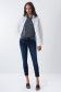 Jeans maternity hope cropped in denim scuro - Salsa