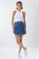 Push In Secret Glamour mini skirt in denim