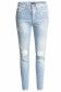 Jeans Push In Secret Glamour cropped com rotos - Salsa