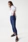 Soft touch skinny Push In Secret jeans with detail on the hem - Salsa