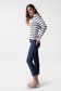 Striped ribbed knit top - Salsa