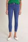 Push in Secret cropped bright blue jeans
