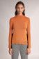 Polo neck sweater with contrast