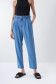 Baggy cropped trousers in tencel bleach - Salsa