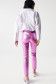 DESTINY PUSH UP TROUSERS WITH PINK COATING MADALENA ABECASIS - Salsa