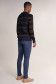 Thick knitted sweater with bar stripe effect - Salsa