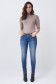 Skinny Push Up Wonder jeans with nappa details