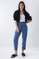 Baggy cropped trousers in tencel with stripes