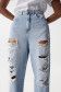 Slim baggy jeans with rips - Salsa