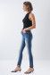 Jeans Secret Glamour Push In cropped délavage premium - Salsa