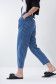 Baggy cropped trousers in tencel with stripes - Salsa