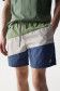 Tricolour swimming shorts with drawstring - Salsa