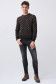 Slim jacquard sweater with pattern and gradient - Salsa